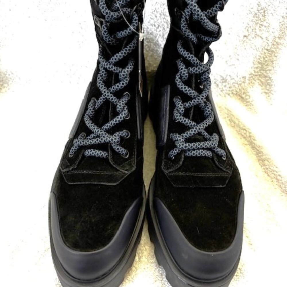 Franco Sarto suede leather lace up water resistant boots NWT Size 8-1/2